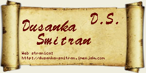 Dušanka Šmitran vizit kartica